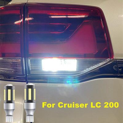 Voor Toyota Land Cruiser LC200 2008-2019 2 stuks/partij Canbus foutloze LED witte achteruitrijverlichting