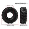 4pcs 1.9 inch RC Crawler Tire for 1/10 TRX4 TRX6 Axial SCX10 II 90046 III AXI03007 Gen7/8 D90 VS4-10 MST HSP RC Crawler Car