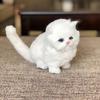 Simulated Cats, Fat Cat Fur Handicrafts, Meowing Cat Ornaments, Children's Plush Toys, Animal Models