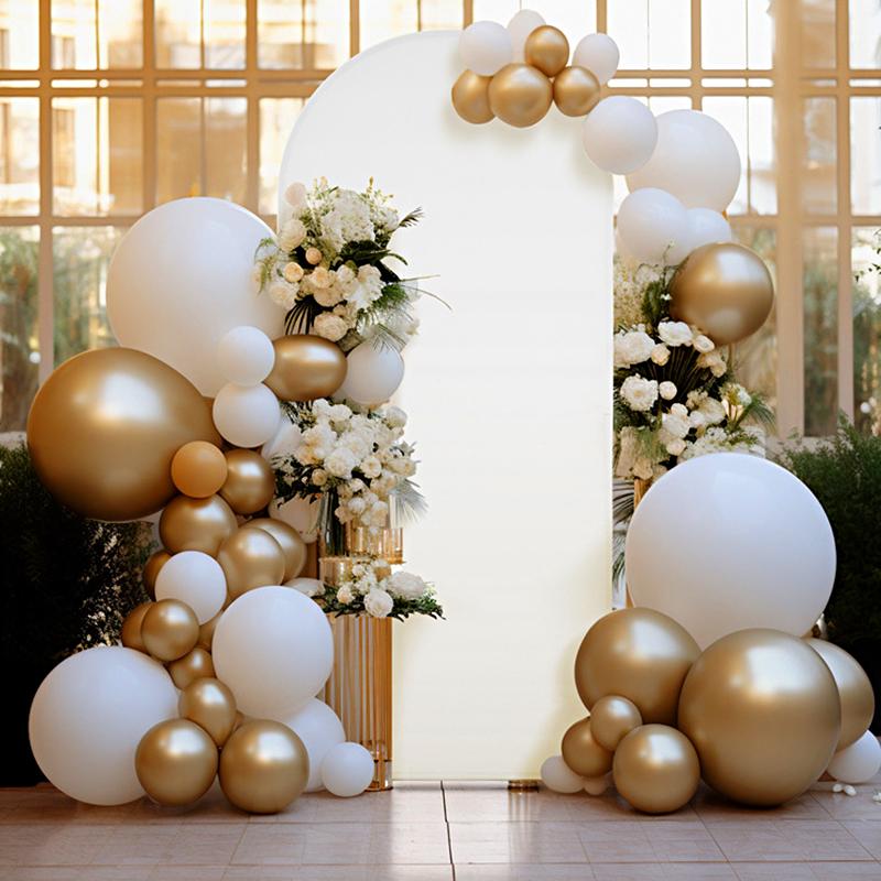 1PC Elastic Spandex Party Background Decor Double Sided Solid Color 4TF/6FT Baby Shower Backdrop Cover Wedding Birthday