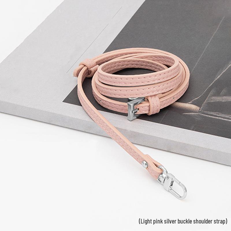 Longxiang Mini Dumpling Crossbody Bag with Genuine Leather Shoulder Strap