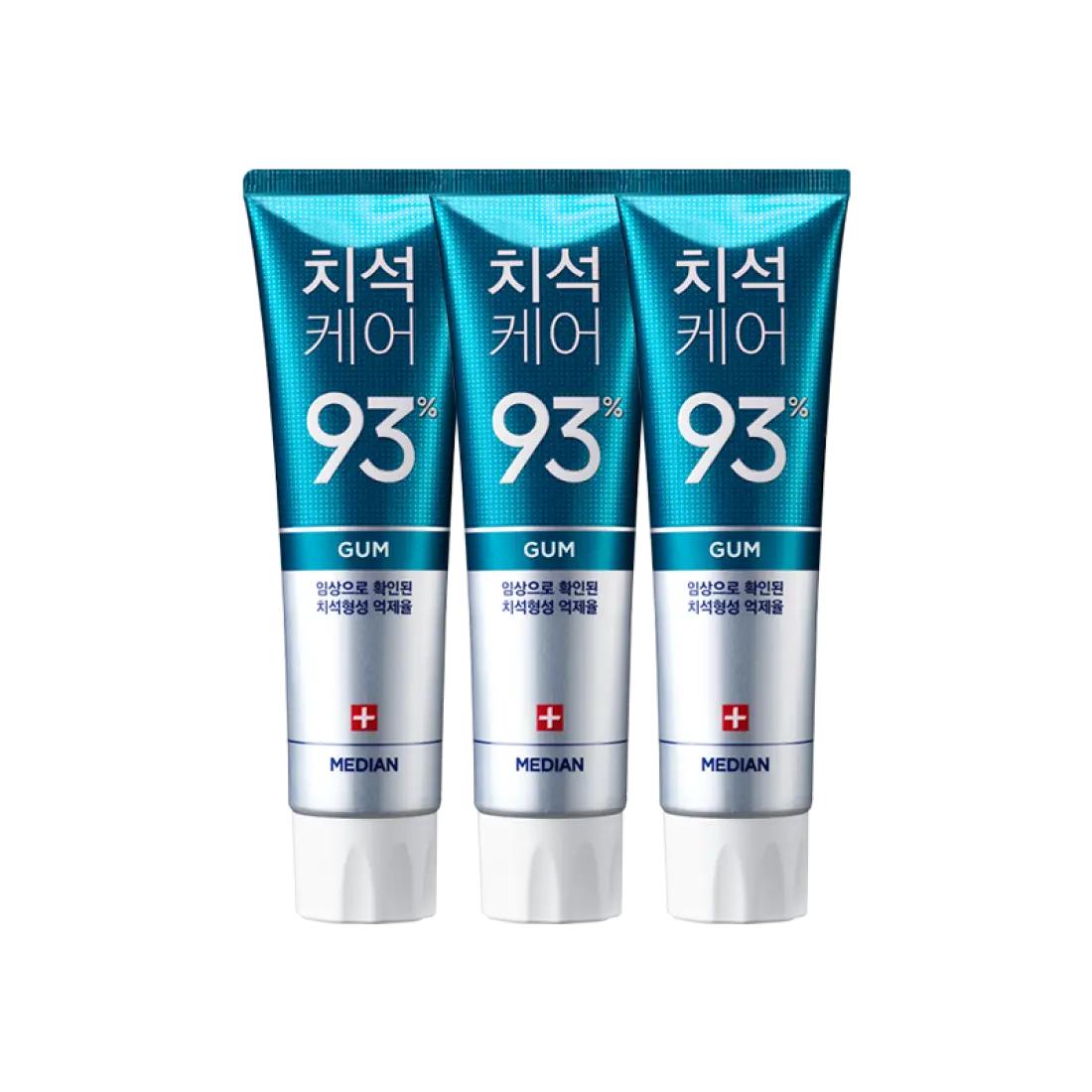 Median Dental Care Toothpaste Gum Protect Tartar Control 120g x 3 Pack
