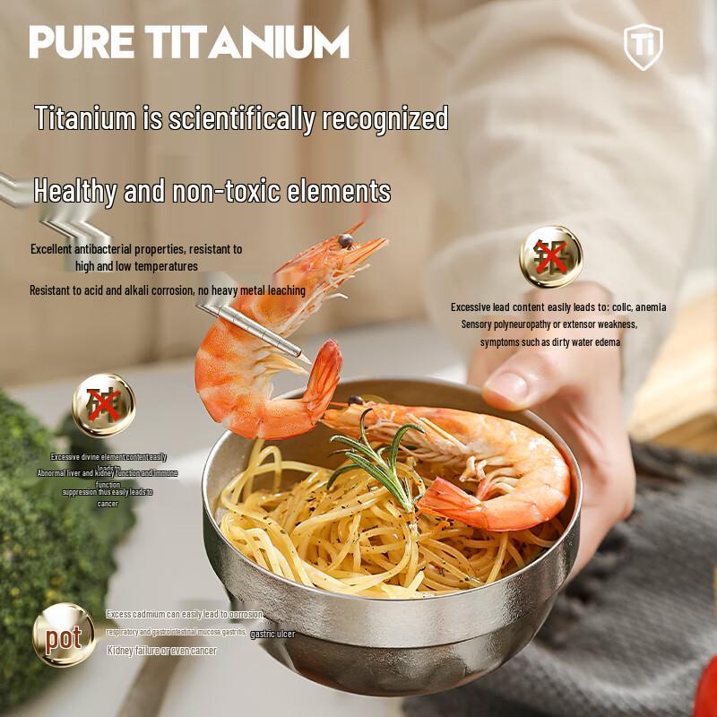 Amanng German Pure Titanium Tableware