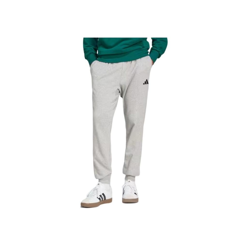 Adidas Sportswear Essentials FW24 Cozy French Terry Joggers Men Joggers Medium-Gray Black JE3855