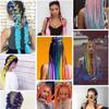 MERISIHAIR Single Ombre Color Synthetic Hair Extension Crochet Twist Jumbo Braiding Long Hair