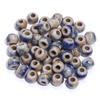 30pcs/lot Round Shape Ceramic Beads Colorful Loose Beads Spacer Beads For DIY Jewelry Making  Necklace Bracelet Accessories