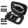 Compatible with Plaud NotePin/NotePin S waterproof portable lightweight storage bag including lanyard and sponge suitable for full accessories stor