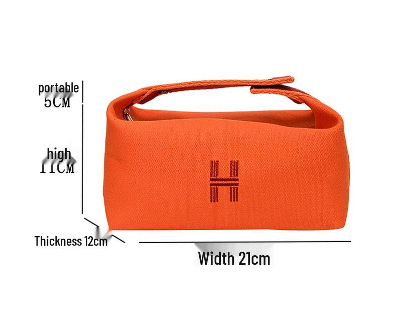 2022 Korean-Inspired Large Canvas Makeup and Toiletry Travel Bag