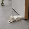 3D Printed Door Wedge French Bulldog Stopper Wedge, Dog Shape Doorstop, Windproof Anti-slip No Drilling Floor Doorstop for Home Office Bedroom