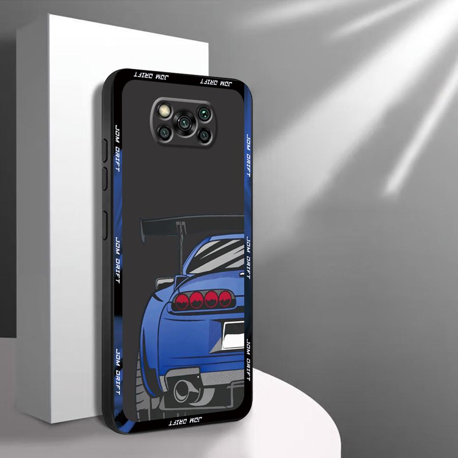 Fashion Car Funda Phone Cover Case for Xiaomi Poco F8 C50 F3 X7 X3 X4 X5 Pro C71 M5 C61 C75 F1 M7 Pro M3 M4