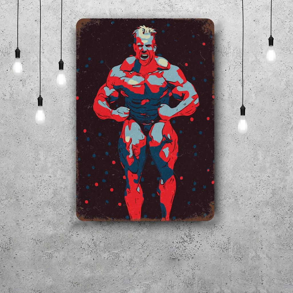 Jay Cutler Bodybuilder Vintage Metal Tin Signs Posters Decor Retro Metal Plaque Wall Art Decor for Garage Bar