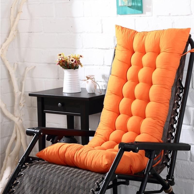 1pc Thickened recliner cushion office sofa summer lunch break rocking chair cotton cushion available on the beach