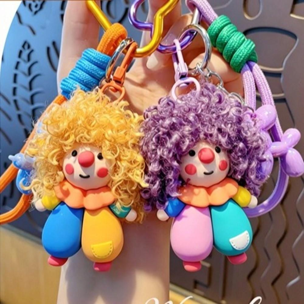 Shaggy Doll Keychain Fluffy Figure Pendant Fashion Plush Keychain For Women