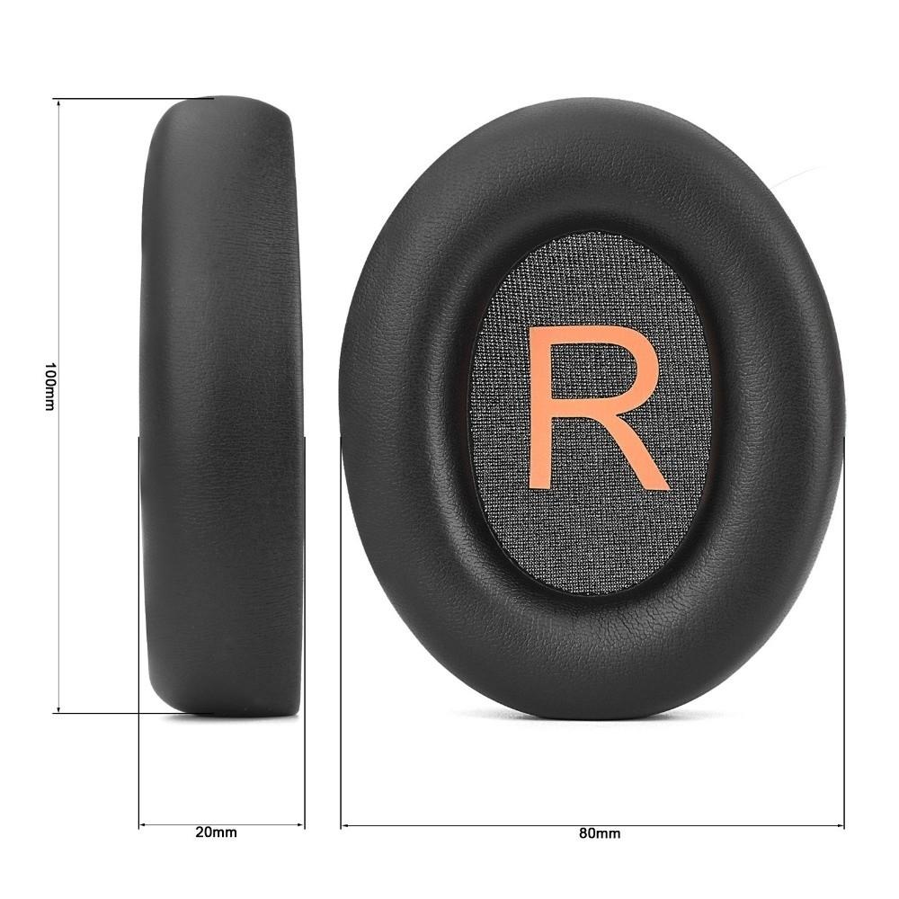 1Pair Replacement Headset Earmuff Protein Leather Ear Pillows for QCY H3S Headphones Repair
