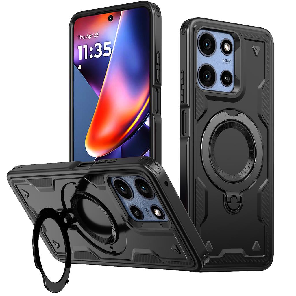 Military Shockproof Phone Case For Motorola Moto G Power Stylus 5G Edge 2025 2024 GPlay Edge G13 G23 G53 Fold Stand Armor Cover