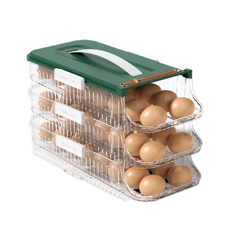 Food-Grade Sealed Egg Storage Box - Refrigerator Door Organizer