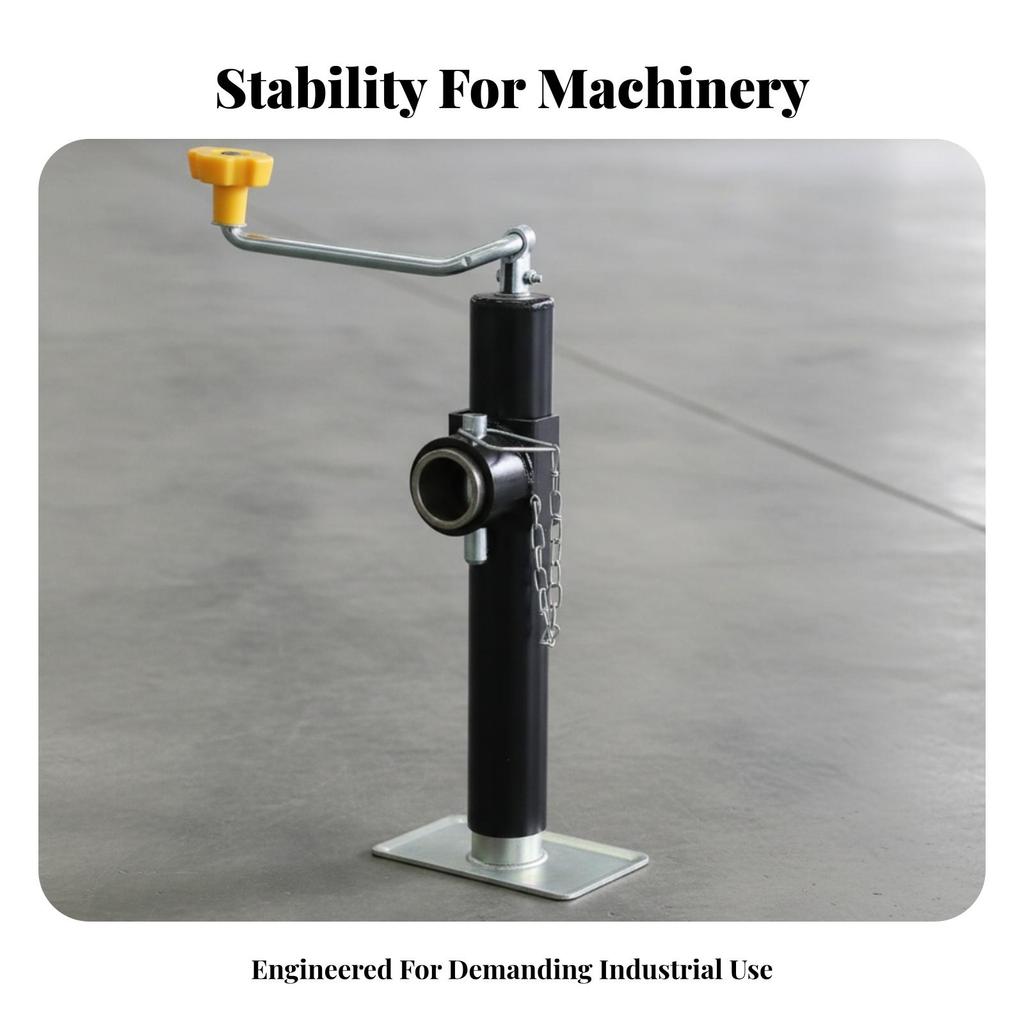 Manual Trailer Jack Heavy-Duty Crank Handle Sturdy for Farm Equipment