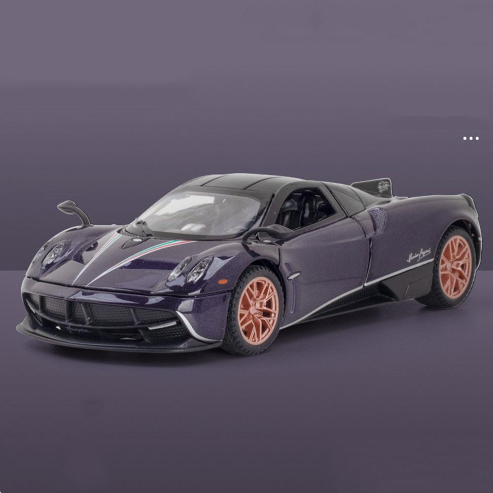 

1/32 Pagani Zonda R Diecast Models Huayra Dinastia Alloy Toys Miniature Car Sound Light Pull Back Doors Openned Cars Child Gifts