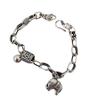 Korean Style Elephant Bracelet for Women - 2024 Thai Silver Ruyi Geometric Hand Jewelry