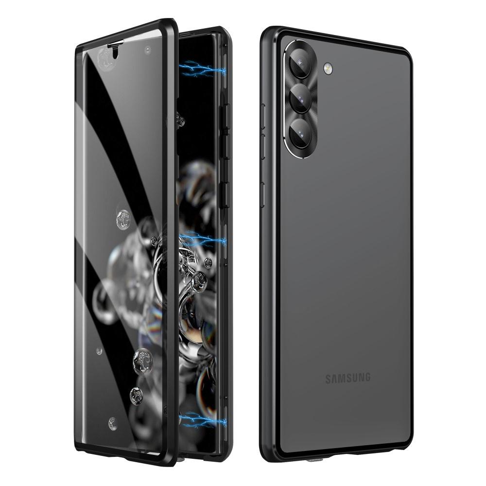 Samsung Galaxy S23 Case, Magnetic Dual Glass, Black