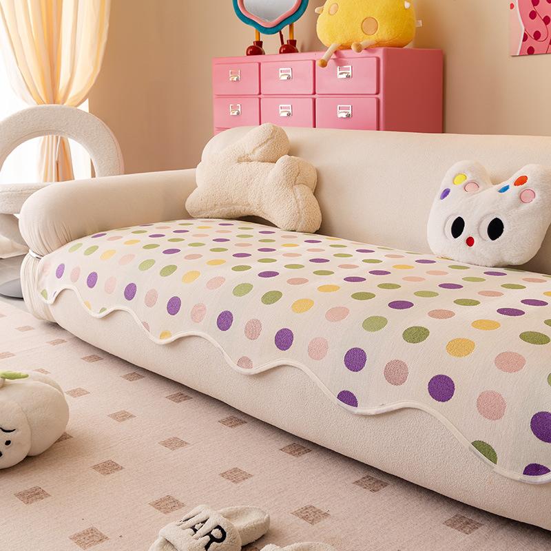 New Sofa Cushion Dopamine Four Seasons Universal Special-Shaped One-Piece Leather Seat Cushion Non-Slip Sofa Cover Cloth Towel