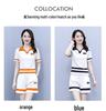 Women's 2024 Summer Stylish Korean Polo Lapel Short-Sleeve Shorts Set