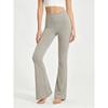 Womens High-Waisted Antibacterial Yoga Flare Leggings Fitness Running Gym Workout Fall Winter