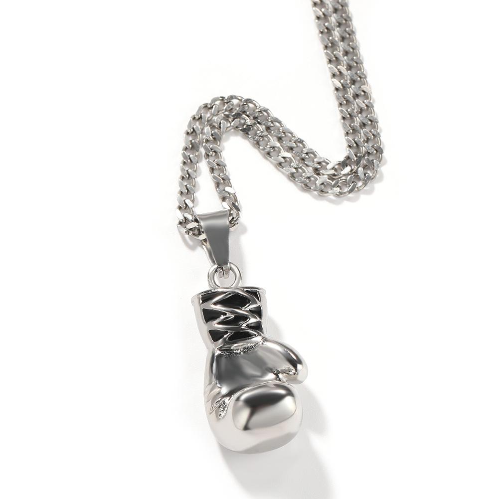 Hot Sale Stainless Steel Hip Hop Necklace, Boxing Gloves, Helmet, Jerseys, Axe Hammer Pendant