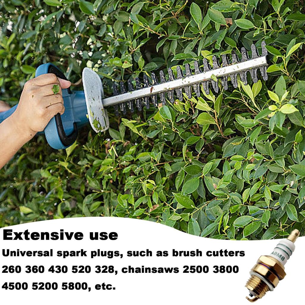 Spark Plug for Lawn Mower, Engine Spark Plug - 2 Stroke Chainsaw Parts Spark