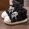 Fashion Home Fuzzy Slipper Snow Boot Women Winter Warm Fur Plush Indoor Lazy Female Thermal Furry House Shoe Platform Flat Flip Flop