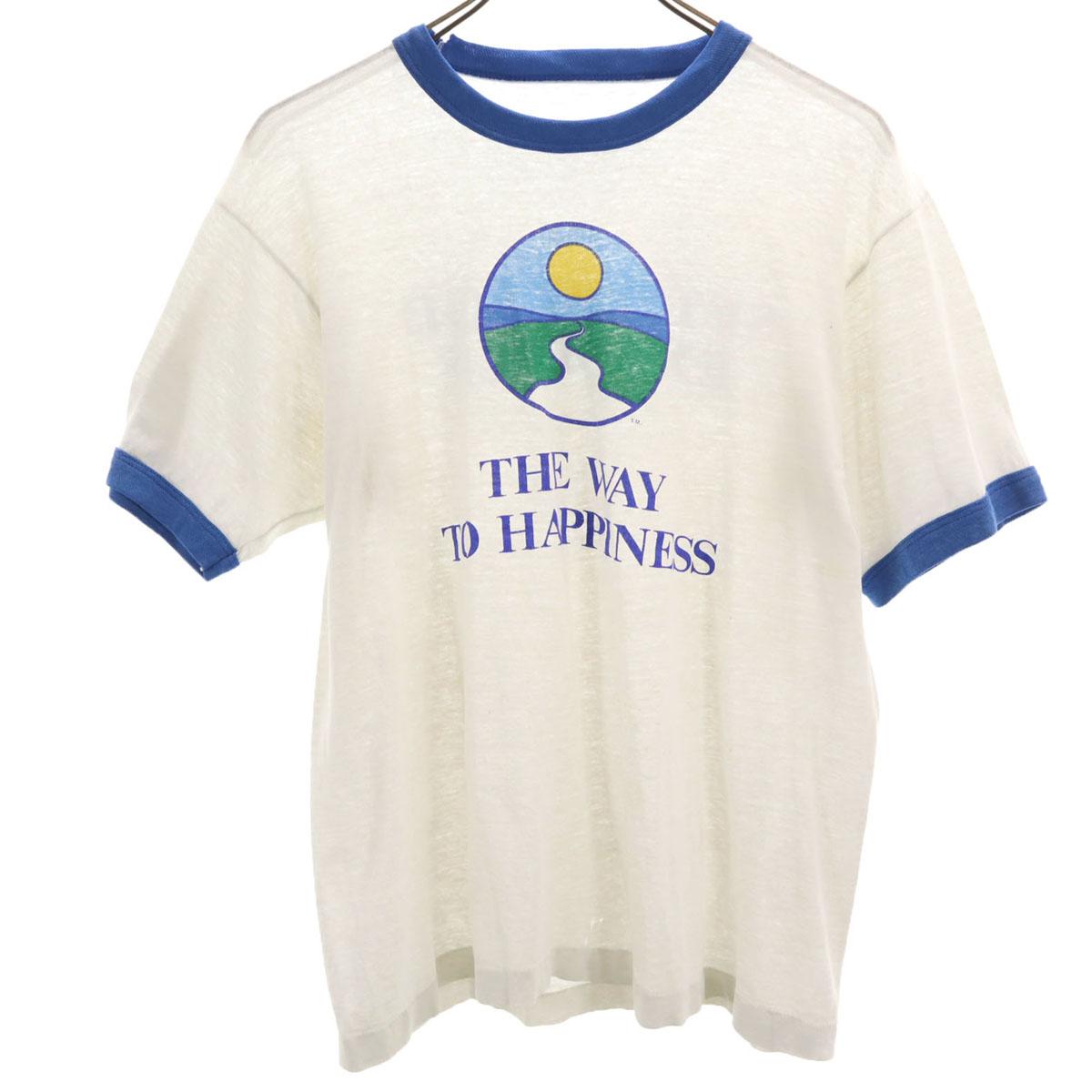 

Винтажная футболка с коротким рукавом, в стиле 90-х 80-х, белая, мужская, б/у