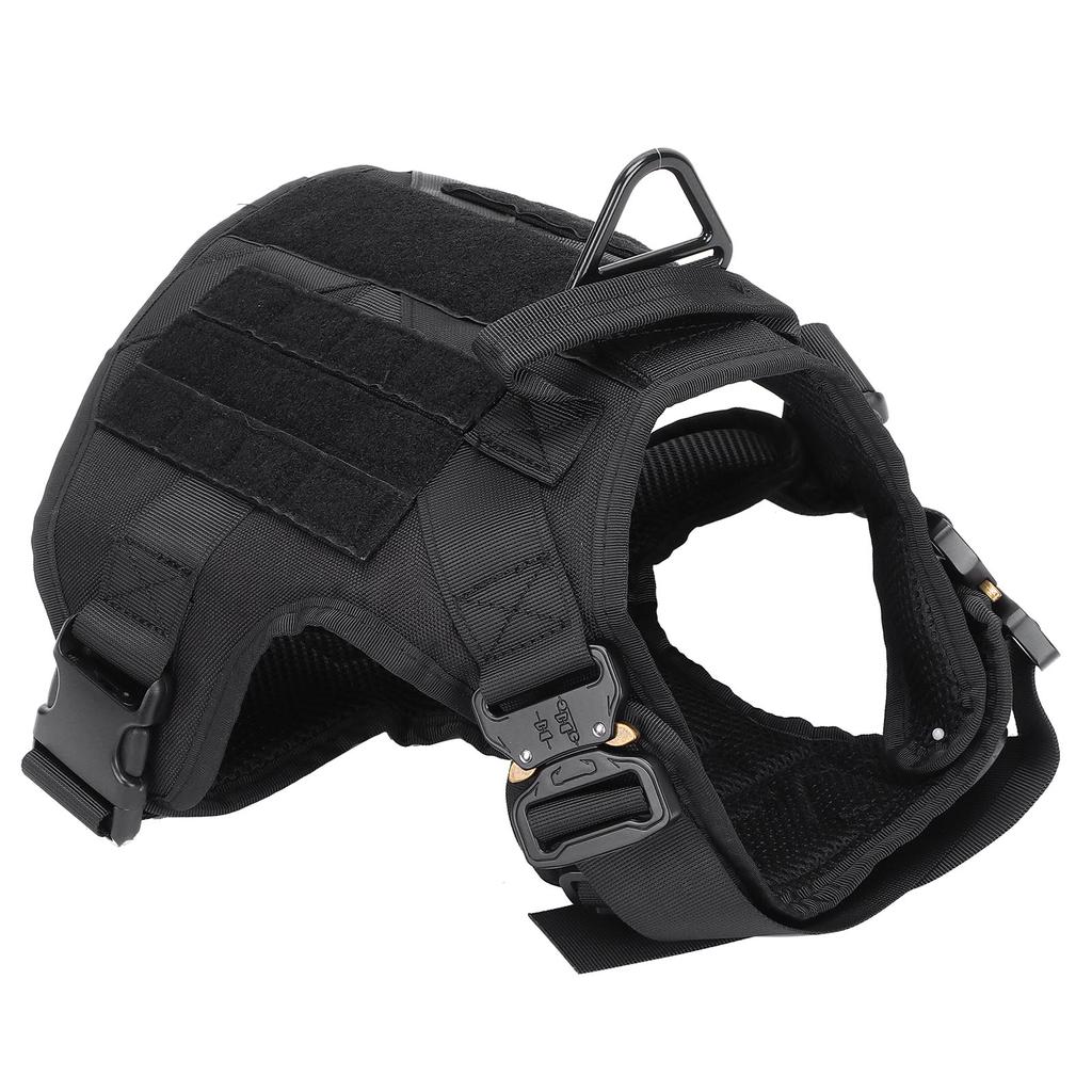 Dog Harness Pet Military Training Vest Harness Vest with Metal Buckle for Medium Large DogXL
