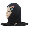 Easy To Wear Girls Instant Hijab Scarf Muslim Hijabs Handmade Flower Amira Lovely Flower Headscarf Turban for 2-6 Years Kids