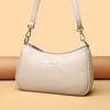 Vintage Women Business Shoulder Bags Simple Ladies Commute Tote Bag Pu Leather Female Underarm Bags High-quality Handbags Purse