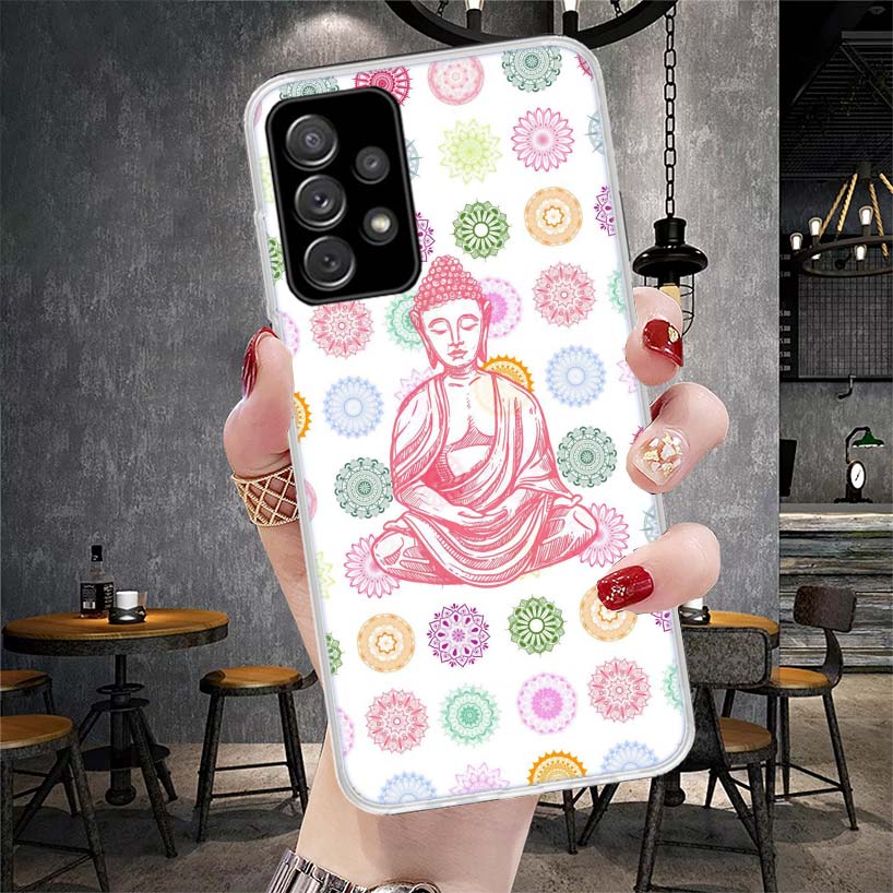 Gautama Buddha Budha Belief Soft Phone Case For Samsung Galaxy A12 A22 A32 A52 A72 A02S A51 A50S A71 A70 A31 A20S Note 20 Ultra