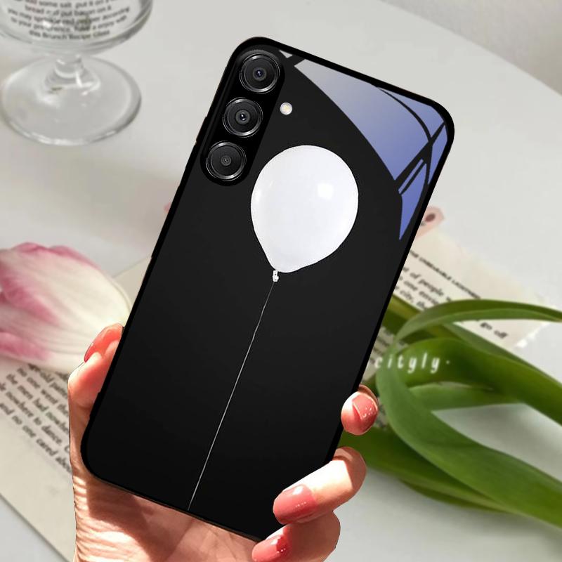 For Samsung A26 5G Case Hard PC Tempered Glass Phone Cover For Samsung Galaxy A36 A56 5G Fashion Animal Glass Protector Cases