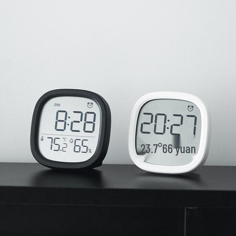 Multifunctional Slim LCD Clock with Temperature, Humidity, Magnetic Alarm