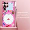 Pink phone sticker Madam pink  Glass  PhoneCase for Samsung Galaxy S26 S25 S24 S23 S22 S21 FE Ultra Plus Dropresistant Female