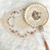Anti-scald Embroidery Placemat Exquisite Plate Mat Lace Doilies Vintage Lace Coaster  Tea Party