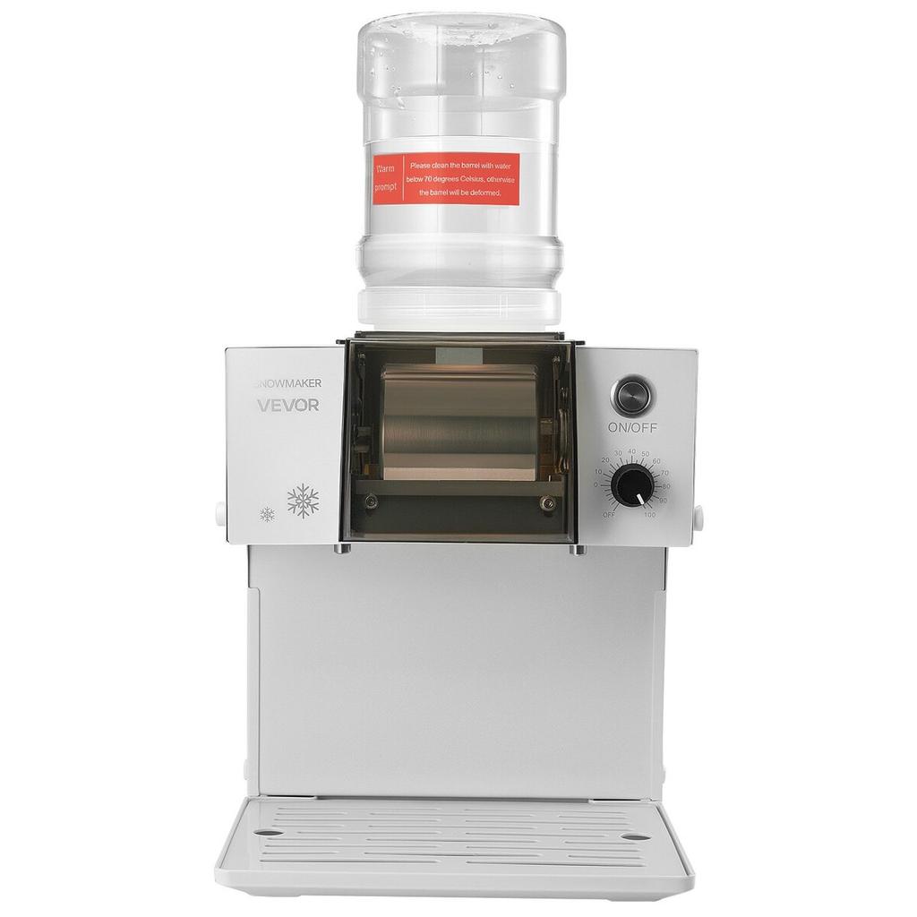 Snowflake Ice Machine, 40KG/24H Snowflake Ice Maker, Ice-Shaver Machine with Stainless Steel Blade, Electric Snow Cone Maker with 1.8L Tank, 90S Fast
