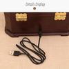 Christmas Led Music Box Train for Doll Rotated Xmas Birthday Party Decoration