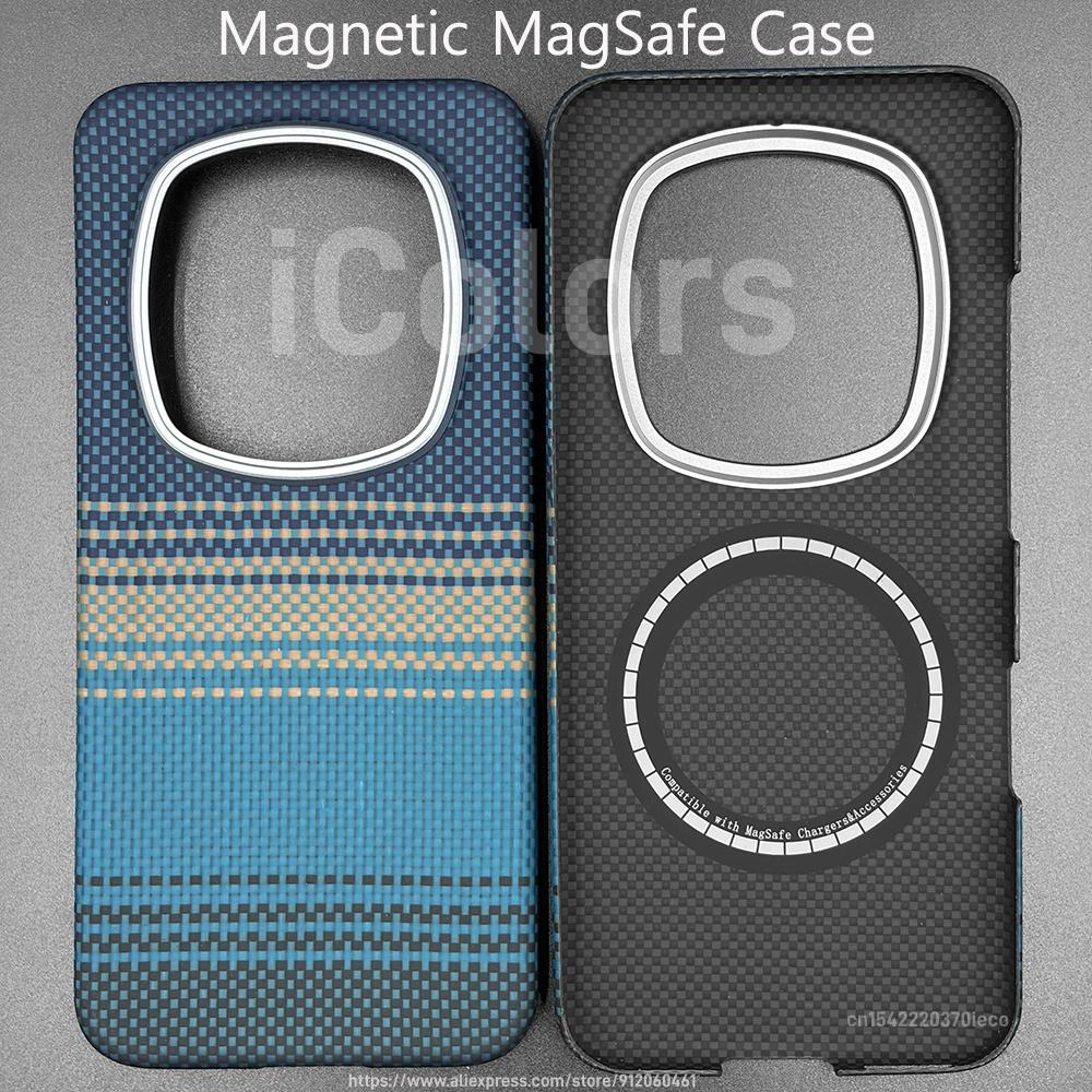 for Honor Magic 8 RSR Porsche Design Magnetic Case Aramid Fiber Cover Ultra-Thin Lightweight Armor Protective Cover With Magsafe