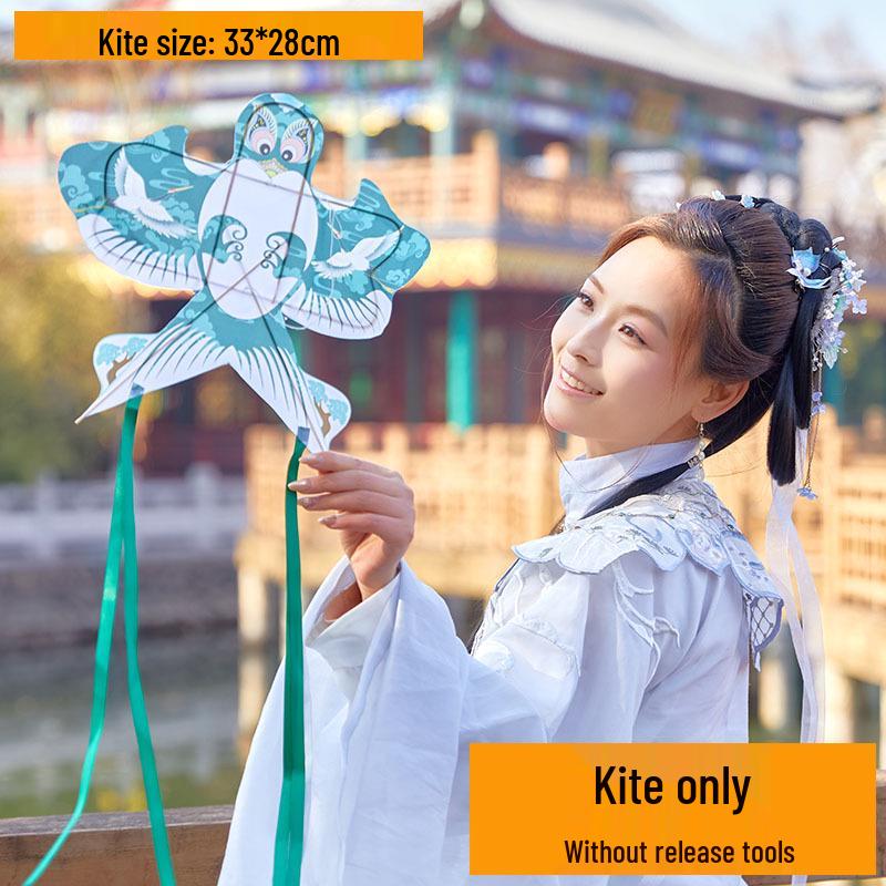 2026 Small Sand Swallow Bamboo Kite with Fishing Rod - Dance Costume Decoration Props for Kids