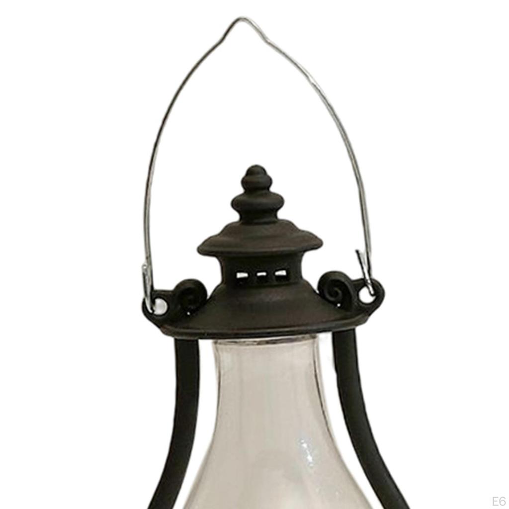 LED Lantern Flameless, Outdoor Hanging Lanterns Decorative, Battery Powered Flameless