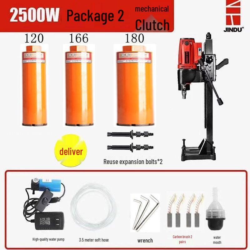 High-Power Handheld and Desktop Diamond Core Drill for Concrete Engineering