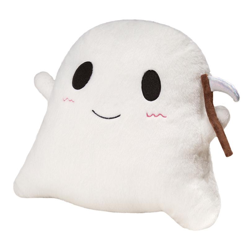 Cartoon Soft Ghost Pillow Plush Toy Doll Ghost Doll Home Pillow Ragdoll Halloween Gift