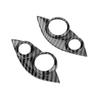 Carbon Fiber Style Steering Wheel Button Cover Trims Replacement for Smart Fortwo Forfour 453 2015 2021
