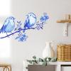 Little Birds On Tree Branches Wall Decal Removable Bird Wall Sticker Peel And Stick Art Murals for Boys Girls Kids Living Room Nursery Decoration