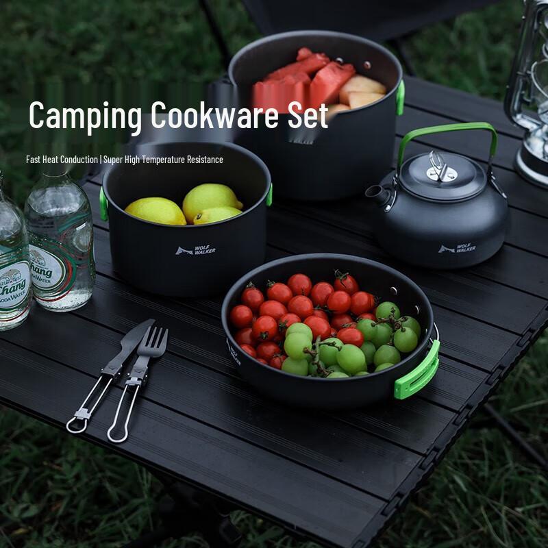 Wolf Walker Outdoor Camping Cookware Set 1