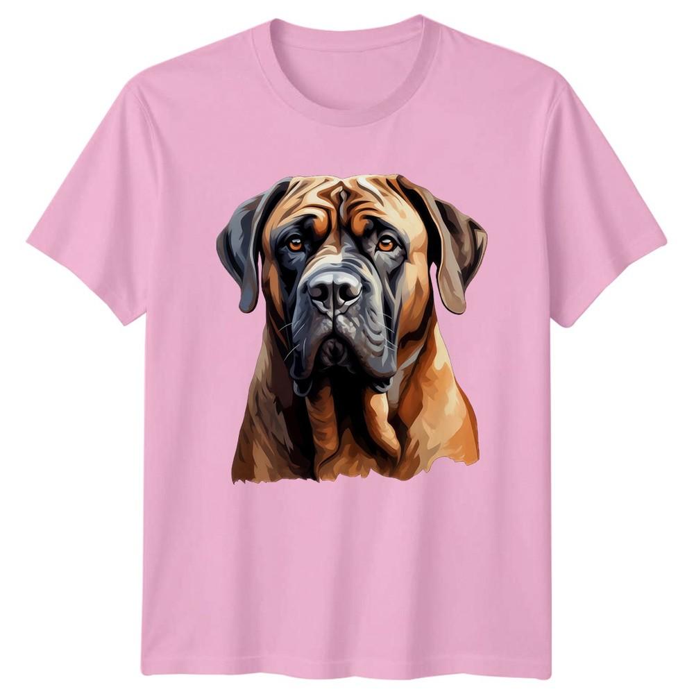 Watercolor Bullmastiff TShirt Mastiff Dogs Birthday Gift For Him And Her